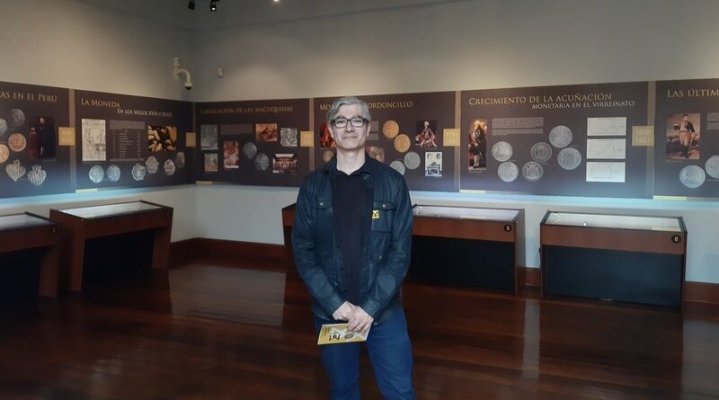 Fábio dos Reis no Museu Numismática de Lima, Peru