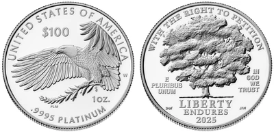 American Platinum Eagle - Moeda de Platina