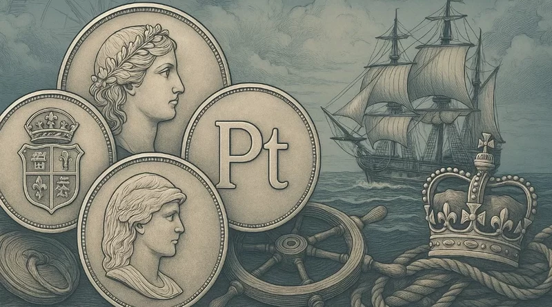 História das Moedas de Platina